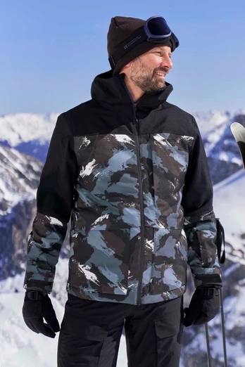 Drayton Mens Waterproof Ski Jacket - Blue