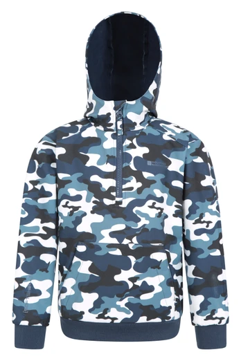 Helix Veste softshell pull-over enfant - Camouflage