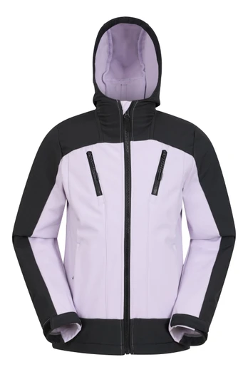 Extreme Veste softshell à empiècements enfant - Lilas