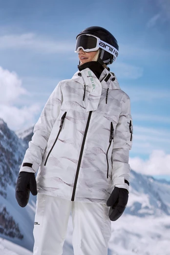 Trail Womens Waterproof Snow Jacket - White