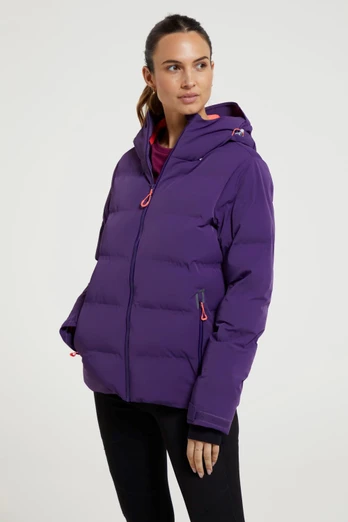 Ultra Jura Womens PrimaLoft® Puffer Jacket - Purple