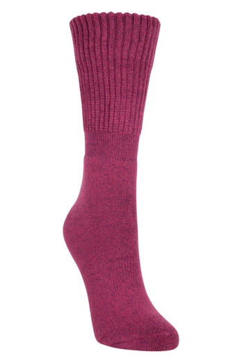 Double Layer Womens Hiking Socks - Berry