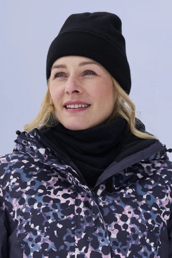 Womens Snow Accessories Set - Jet Black