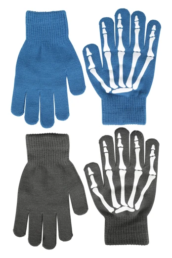 Gants Magic Grippi pour enfants - ensemble de 2 - Bleu Cobalt