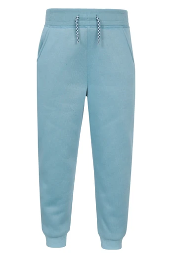Alpine Kids Fur Lined Sweatpants - Teal