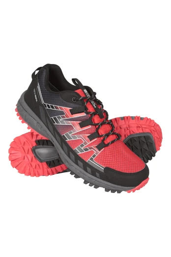 Enhance Mens Waterproof Trail Running Shoes - Active Red