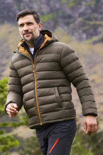 Seasons II Mens Insulated Jacket - Dark Khaki
