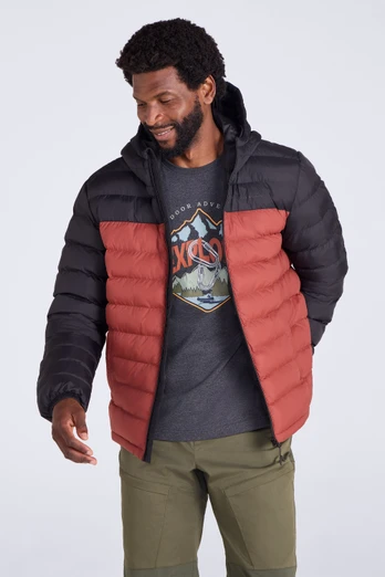 Seasons II Mens Insulated Jacket - Berry
