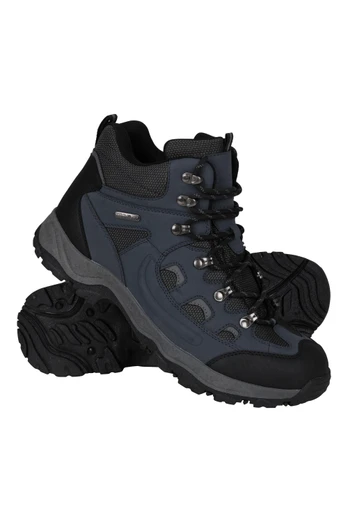 Adventurer Mens Waterproof Hiking Boots - Navy