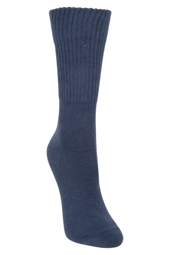 Womens Lightweight Double Layer Anti-Chafe Hiking Socks - Dark Blue