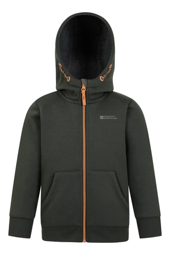 Nordic II Kids Full-Zip Hoodie - Khaki