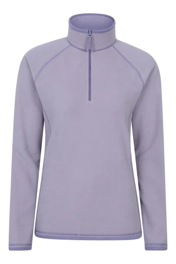 Montana Womens Half-Zip Fleece - Dusky Purple