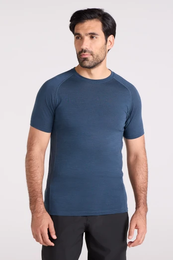 Summit II Mens Merino T-Shirt - Navy