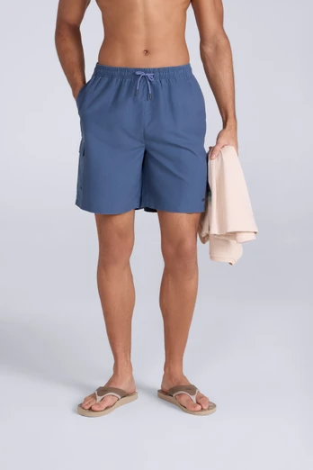 Reeva Mens Swim Shorts - Dark Blue