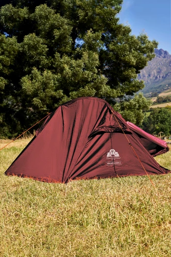 Backpacker Lightweight 2 Man Tent - RED