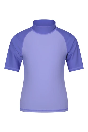 Kids UV Rash Vest - Dusky Purple