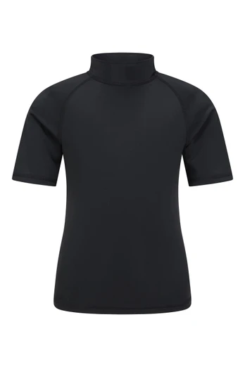 Kids UV Rash Vest - Jet Black