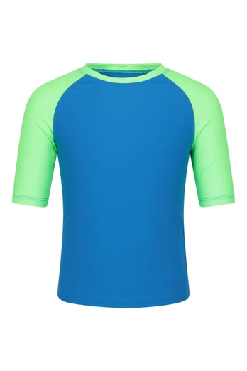 Kids UV Rash Vest - Cobalt