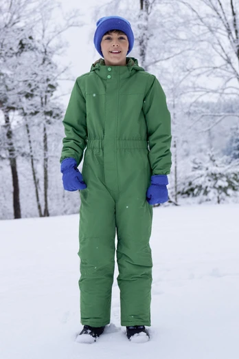 Cloud All In One Waterproof Snowsuit - Bright Green
