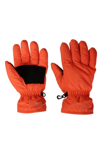 Kids Ski Gloves - Orange