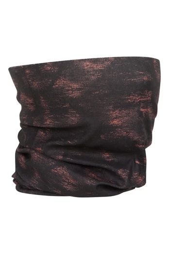 Cache-cou à motifs pour homme - Orange Brûlé