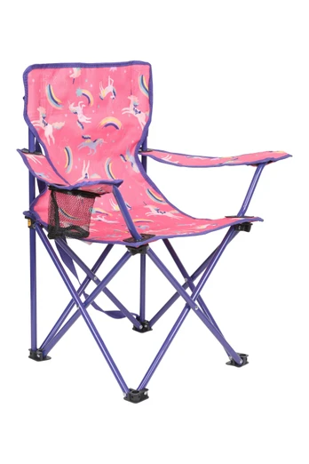 Patterned Mini Folding Chair - Purple