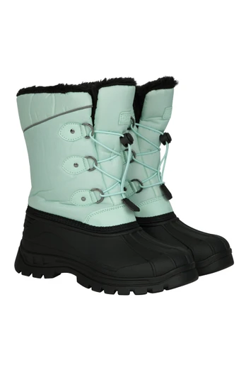 Whistler Kids Adaptive Snow Boots - Light Blue