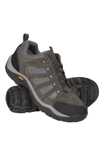 Field Extreme Mens Vibram Waterproof Walking Shoes - Grey