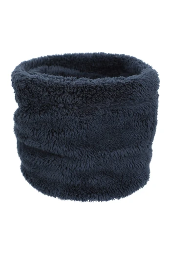 Kids Sherpa Fleece Thermal Neck Gaiter - Navy