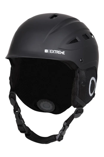 Pinnacle Unisex Ski Helmet - Jet Black