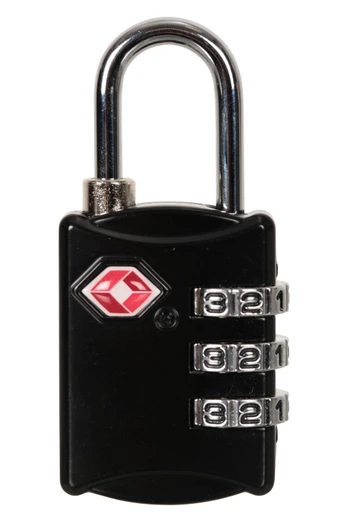 TSA Combination Padlock - Black