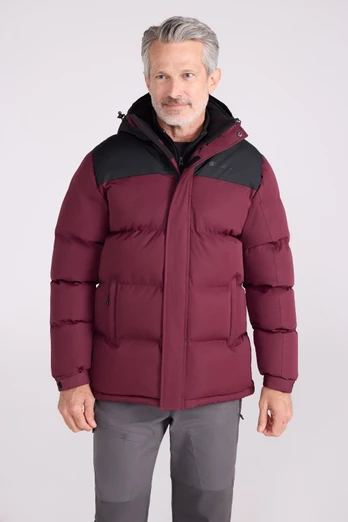 Snow Mens Insulated Jacket - Burgundy