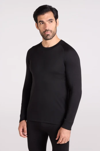 Talus Mens Base Layer Top - Black