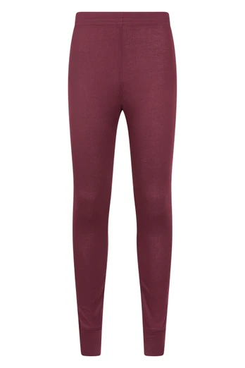 Talus Mens Base Layer Pants - Burgundy
