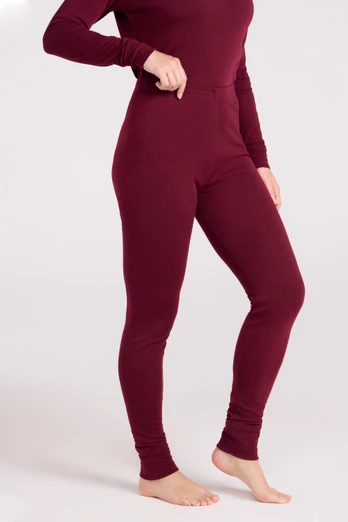 Talus Womens Base Layer Pants - Berry