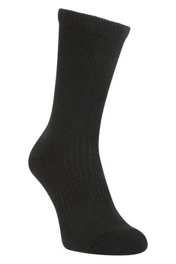 Isocool Mid-Calf Hiker Socks - Black