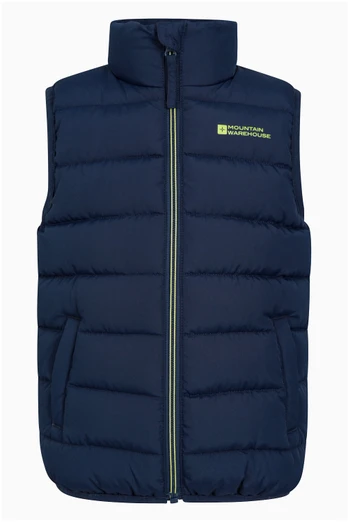 Rocko Kids Padded Gilet - Navy