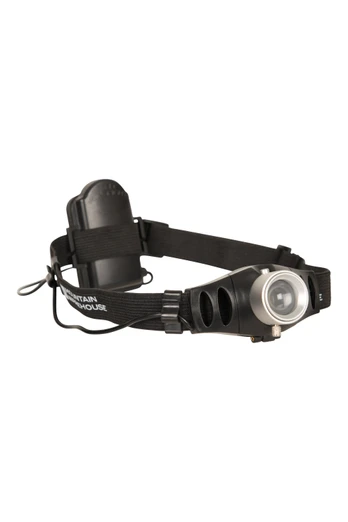 Extreme Cree 1LED Headlamp with Focusing Lens - Black