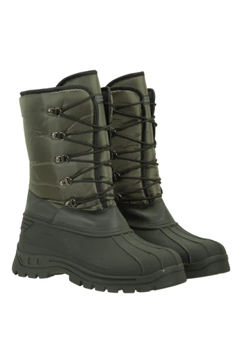 Plough Mens Snow Boots - Khaki