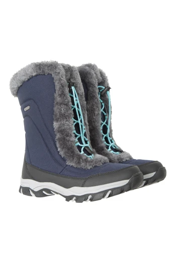 Ohio Kids Adaptive Snow Boots - Navy
