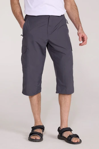 Short long hommes Explore - Gris