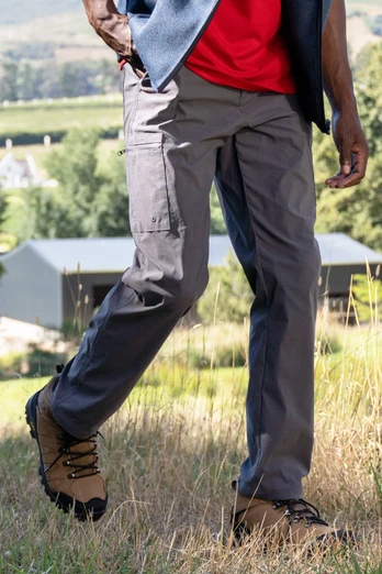 Trek Stretch Mens Pants - Regular length - Grey