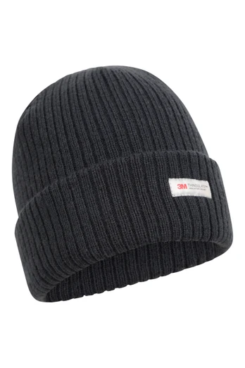 Thinsulate Knitted Mens Beanie - Navy