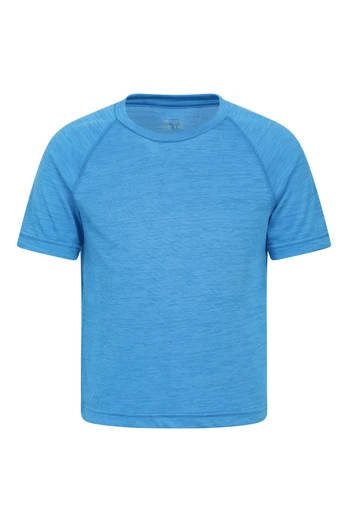 T-Shirt Enfants Plain Field - Bleu Cobalt