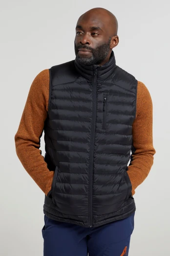 Henry Extreme Mens Down Padded Gilet - Black