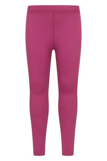 Flick Flack Soft Touch Kids Leggings - Berry