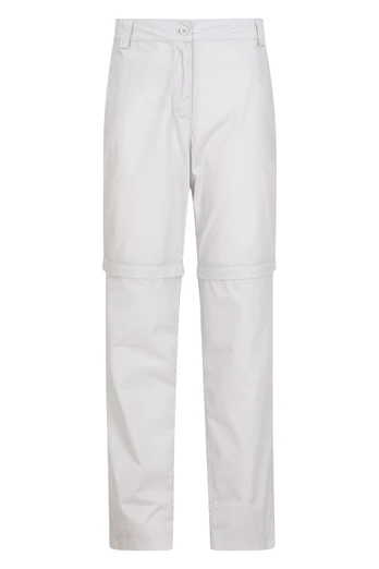 Quest Womens Zip-Off Trousers - Light Grey