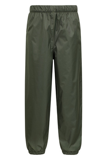 Pantalon Imperméable Doublure Polaire Enfant - Kaki