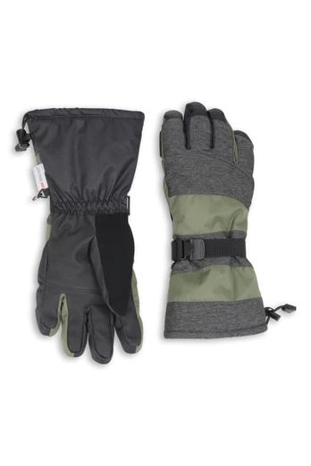 Summit Extreme Mens Ski Gloves - Khaki