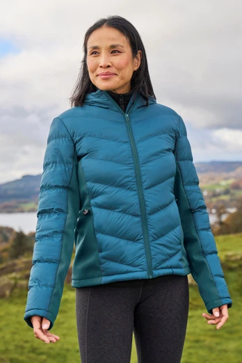 Turbine Womens Padded Softshell Jacket - Teal